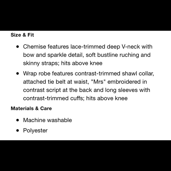 Linea Donatella Ivory “Mrs” robe NWT! - Picture 8 of 12